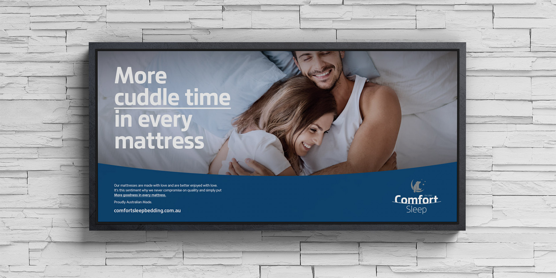 Comfort Sleep Retail Wall Banner