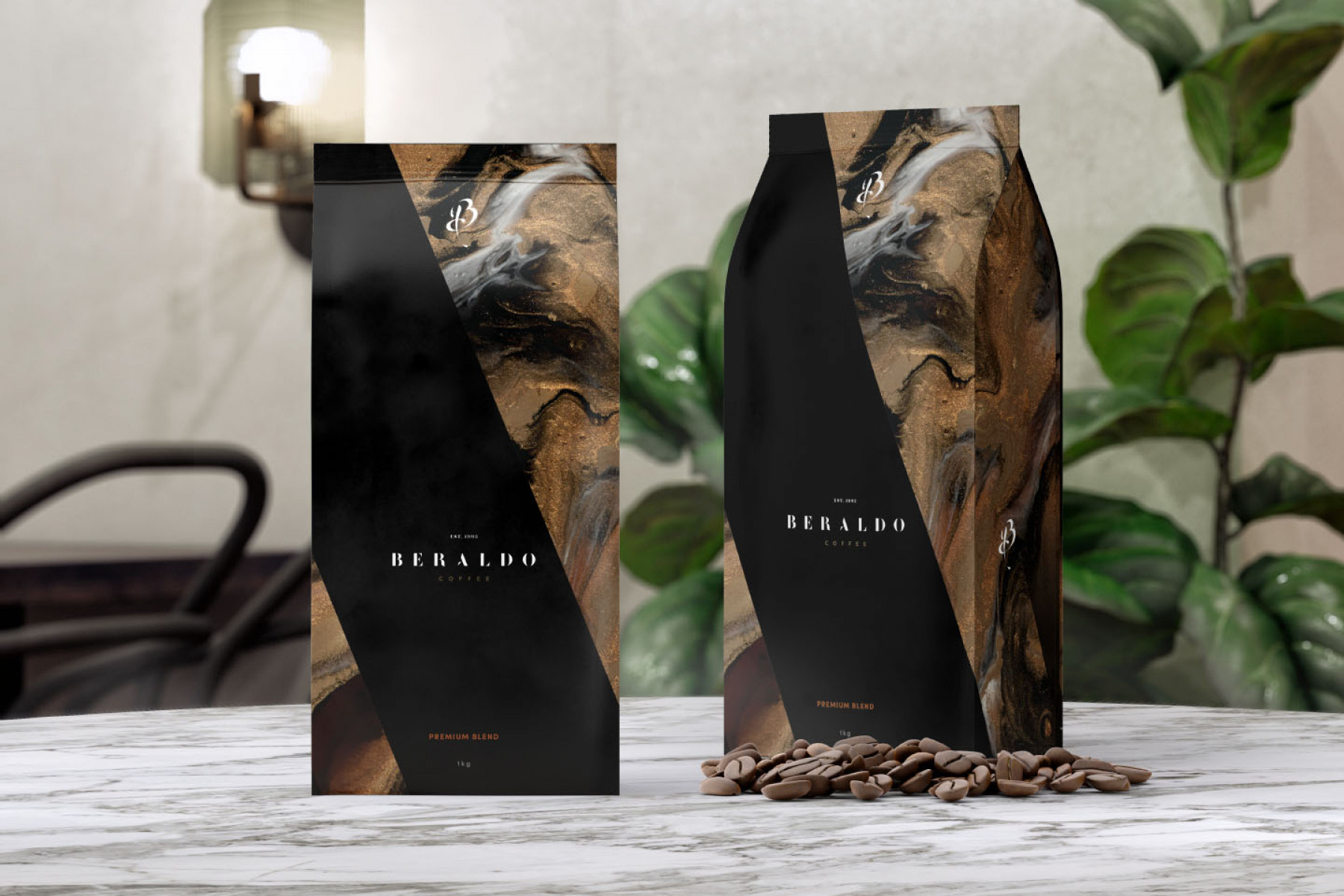 Beraldo Coffee Revised Packaging Design